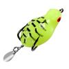 Thunderfrog Black 3,5 cm/4,7 g Rana Tortuga Biónica Pequeña Perca Pez Negro Mata Flotante Agua Lejos Thunderfrog