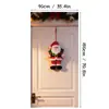 Tecido de Cortina de Porta de Natal com Estampas de Papai Noel e Renas para Decoração de Divisória de Entrada de Casa, Fornecimento Direto do Fabricante
