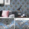 Papel de parede autoadesivo por atacado quarto casa fresco estilo pastoral dormitório renovação papel de parede fundo adesivos decorativos de parede