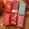 Bolsa de sobre rojo de tela a cuadros de lujo creativo personalizada, tamaño grande universal para regalo, alta gama, venta al por mayor de sobres rojos grandes