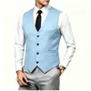 Chaleco casual para hombre 2026 transfronterizo, estilo coreano, corte ajustado, sin mangas, al por mayor