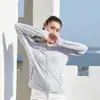 Ropa de Protección Solar de Seda de Hielo para Exteriores Upf50+ para Hombres y Mujeres en Verano, Protección UV, Chaqueta de Pesca Ligera Transpirable, Ropa de Protección Solar