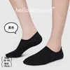 Meias Casuais de Tricô para Primavera/Verão Femininas, Meias Invisíveis Antiderrapantes de Cor Sólida, Meias Cano Baixo de Algodão Sem Costura para Mulheres, Meias Zhuji Atacado em Estoque