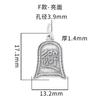 Plata Esterlina S925 Mate Viejo Chinoiserie Nuevo Chinoiserie León Despertando Tai Sui Dumplings Zakiram Dios Amarillo de la Riqueza Colgante DIY