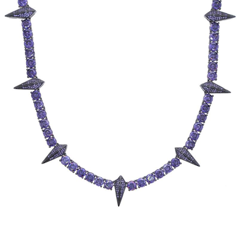 N083 加黑金紫色石头 46cm 51cm (3)