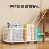 Estante para Mochilas Debajo de la Mesa del Aula Almacenamiento Móvil de Libros Asa Simple Estante para Guardar Bolsas Acabado de Artículos Domésticos