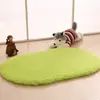 Oferta Especial Terciopelo de Cordero Alfombra Ovalada para Dormitorio Sala de Estar Baño Cocina Alfombrilla Antideslizante Cojín de Terciopelo de Cordero Felpudo