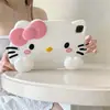 Popular Lindo Dibujo Animado Gatito Gato Adecuado para iPad 9ª/10ª Generación Funda Protectora de Silicona para Tableta Ranura para Lápiz Pro2024 Ai