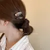 Pinza para el pelo retro con estampado de leopardo para otoño temprano para mujer, nuevo clip lateral para chica coreana, accesorios para el cabello, clip de alta gama para otoño e invierno