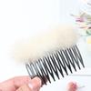 Nuevo Peine de Pelo Esponjoso de Moda Otoño e Invierno para Peinar Moños, Peine Accesorios para el Cabello Grande