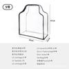 Bolsa PVC Bolsa Antipolvo Hogar Armario Multiusos Organizador Bolsa de Almacenamiento Exhibición Resistente al Moho Cubierta Protectora Transparente Artefacto