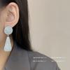 Pendientes colgantes de diamantes completos de lujo de alta gama, diseño de industria pesada, moda europea y americana, finos, versátiles, nicho