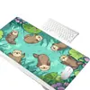 Popular Tapete de Mesa de Tierra de Diatomeas, Estilo Largo Grande, Antideslizante y Absorbente de Agua para Teclado de Computadora, Múltiples Diseños Disponibles, Dropshipping Disponible