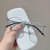 Gafas Doradas 0172 Montura Redonda Titanio Beta Retro Hombres y Mujeres Sin Maquillaje Se Pueden Equipar con Lentes para Miopía Pueden Ser Lentes Anti-luz Azul