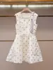Vestido de Verano Elegante Chic con Lunares, Perlas y Lazo de Alta Gama para Mujer de Shenzhen Nanyou