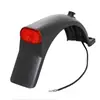 Accesorios para Scooter Mi5Max Guardabarros Trasero Impermeable Guardabarros con Luz de Advertencia de Freno de Estacionamiento Accesorios Transfronterizos