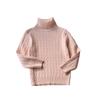Suéter Grueso de Cuello Alto Cálido para Niños, Prendas de Punto para Niñas Mayores, Camiseta Interior Base para Bebés