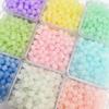 8mm imitação contas de vidro jade diy feito à mão jóias furo reto contas acessórios de jóias vento moderno contas soltas fábrica atacado