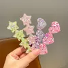 Diadema con Parche de Fleco de Lentejuelas para Niñas, Accesorio para el Cabello Extendido, Diadema de Cinta Mágica, Accesorio para el Cabello de Diadema de Estrella para Niñas