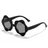 Lluvia Gafas de Moda Irregulares para Niños con Flores Estilo Ins, un Imprescindible para el Uso al Aire Libre, Gafas de Sol con Protección Solar
