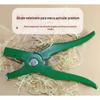 Alicate para Brincos de Porcos, Gado e Ovelhas, Alicate para Numeração de Orelha em Aço Liga Preto, Ferramenta para Brincos de Orelha, Alicate de Instalação com Retorno Automático