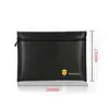 Bolsa para Documentos Impermeable y a Prueba de Fuego, Estilo Horizontal, Tela de Fibra de Vidrio Recubierta de Silicona, Bolsa Plana para Documentos, Venta al por Mayor del Fabricante, a Prueba de Fuego y Radiación