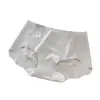 Roupa Íntima Feminina Sem Costura de Seda de Gelo de Tamanho Grande 7A Roupa Íntima Feminina Antibacteriana Alta Elasticidade Seda de Gelo Couro de Leite Extensão de Algodão Puro no Gancho Calcinhas para Mulheres
