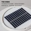 Lámpara de Cabeza de Columna Solar Impermeable para Exteriores Lámpara para Valla de Villa Jardín Patio Cuadrada Lámpara de Poste de Puerta de Luna de Comunidad