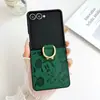 Lindo Dibujo Animado Mickey Adecuado para Samsung Zflip3 Funda Plegable para Teléfono Móvil Anillo Personalizado Flip5 Cubierta Protectora Estilo Caliente