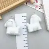 Accesorios de Resina de Perro Animal 3D Afelpado Llavero de Dibujos Animados Colgante de Joyería Hecha a Mano Venta Caliente Transfronteriza