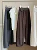 Estilo preguiçoso e relaxado emagrecimento casual calças de perna larga curvas femininas outono 2026 estilo coreano cintura elástica cordão moda casual calças banana