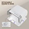 Lámpara de Manicura Nueva que No se Oscurece Lámpara de Doble Fuente de Luz Perla de Lámpara Lámpara Inteligente para Manicura Secado Rápido Lámpara de Horneado para Manicura UV Fototerapia