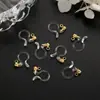 Acessórios para Brincos DIY Clipe de Orelha U-Shaped de Resina Japonês e Coreano Invisível Conversor para Brincos de Argola de Metal Brincos Sem Furo