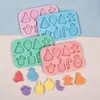 Serie Navideña Santa Árbol Oso Chocolate Dulce Galleta Molde de Silicona Cubo de Hielo Casero Gelatina Gomita Decoración de Pastel