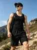 Pantalones Cortos de Secado Rápido para Hombre para Verano, Pantalones Casuales Transpirables de Seda de Hielo, Pantalones Cortos Deportivos a la Rodilla para Hombre