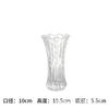 Venta al por mayor Jarrón de vidrio grueso estilo europeo decoración sala de estar simple transparente lujo ligero arreglo floral de bambú rico tamaño grande