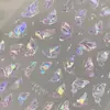 Manicure de Luxo Concha Fantasia Borboleta Adesivo Leve 2024 Novo Estilo Super Fada Pura Lustro Joia DIY com Verso Adesivo