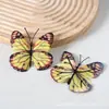 Flor de Mariposa Simulada Cabeza de Flor Tela DIY Pasador de Pelo Tocado de Flor Estilo Antiguo Dinastía Han Accesorios para el Cabello Fotografía de Boda Habitación Decoración de Mariposa