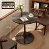 Mesa e cadeiras casuais estilo chinês para reunião mesa redonda pequena mesa redonda doméstica mesa de jantar redonda mesa de refeição varanda loja de chás e leites mesa de centro
