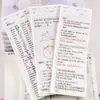 Papel de Notas Desprendible Antiadherente Estilo Ins Tira Larga Creativa Memo Notas de Estudiante Marcado de Llaves y Resaltado