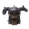 Decoraciones de Calavera y Cabeza de Fantasma Cornuda, Adornos de Halloween, Accesorios para Casa Embrujada de Discoteca, Juguetes de Bromas de Horror