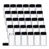 Frasco de Vidro Transparente de Alta Qualidade para Óleo Essencial de 20ml com Tampa de Rosca, Frasco para Teste, Pequeno Frasco para Dispensar Amostras, Frasco para Cápsulas Atacado