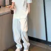 Traje casual de color liso, simple, moderno y elegante, nuevo para el verano, para hombre, holgado, ligero, cómodo y versátil