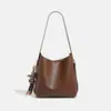 Bolso Cruzado de Cuero Ligero para Mujer, Bolso Cubo Grande de Gran Capacidad, Bolso Tote Versátil, Bolso de Hombro para Viajero, Bolso de Axila