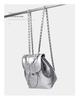 Bolsa de Ombro Pequena Estilo Verão 2024 Mini Bolsa de Ombro com Corrente Estilo Chanel Feminina Ins Blogger Estudante Bolsa de Ombro em Couro com Cera de Abelha