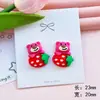 Gatito Lindo de Dibujos Animados Accesorios de Resina DIY Pasador Hecho a Mano Adorno para el Cabello Carcasa de Teléfono Móvil Pegatina para Vaso de Agua Lote Creativo para la Boca del Zapato