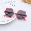 Gafas de Sol Pequeñas Frescas para Niños, Estilo Nuevo Personalizado, Forma de Diamante de Seis Lados Anti-UV Espejos de Moda para Bebés Niños y Niñas, Estilo de Moda