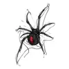 Adesivo de Tatuagem Borboleta Aranha Escuro Preto e Branco Esboço Flor Rosa À Prova D'água Halloween Personalizado Adesivo de Tatuagem para Braço