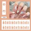 Uñas Portátiles Estilo Pequeña Fragancia de Lujo Ligero, Pegatinas de Uñas Postizas de Gama Alta, Uñas Removibles, Manicura de Temperamento, Uñas Portátiles al por Mayor
