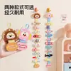 Accesorios para el Cabello de Dibujos Animados Clips para el Cabello Almacenamiento Montado en la Pared Diademas Pasadores Herramienta Organizadora para Tocados Clips para el Cabello de Niños Cinturón de Almacenamiento de Tela